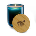 Scented Soy Candle – 14oz Engraved “Medicated & Gifted” Aromatherapy Candle