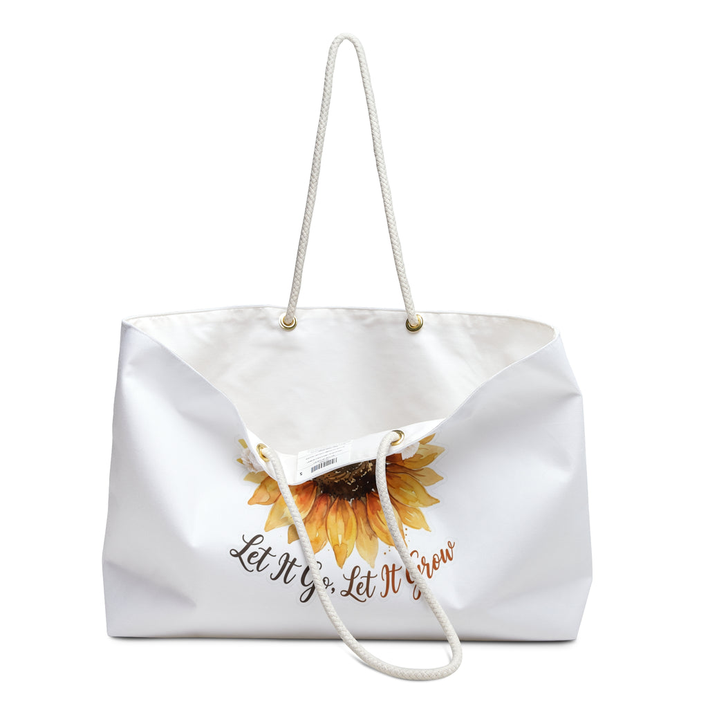 Let It Go, Let It Grow Weekender Bag